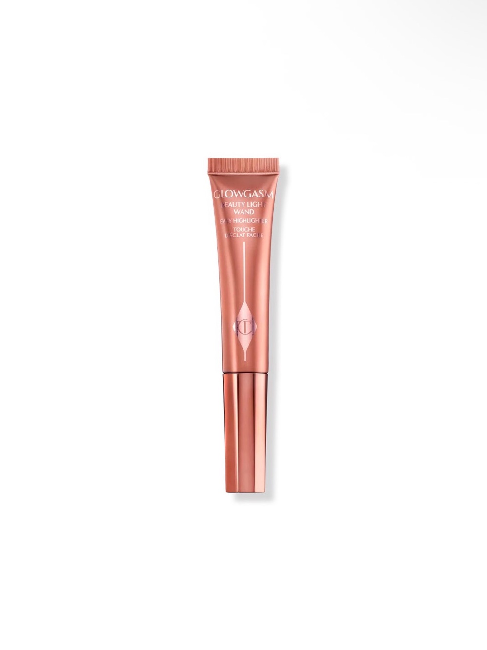 Charlotte Tilbury Beauty Light Wand Liquid Highlighter and Blush in Pinkgasm.
